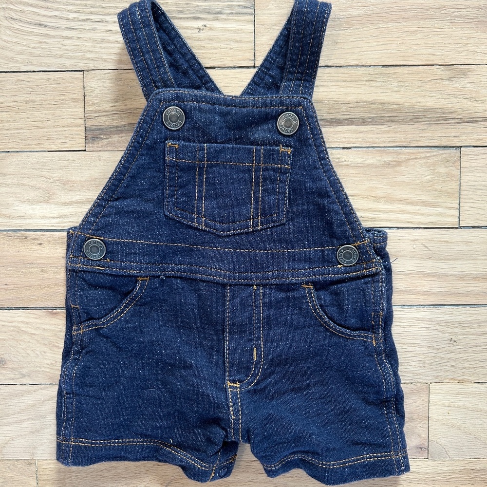 Carter’s 3 month denim shorts overalls